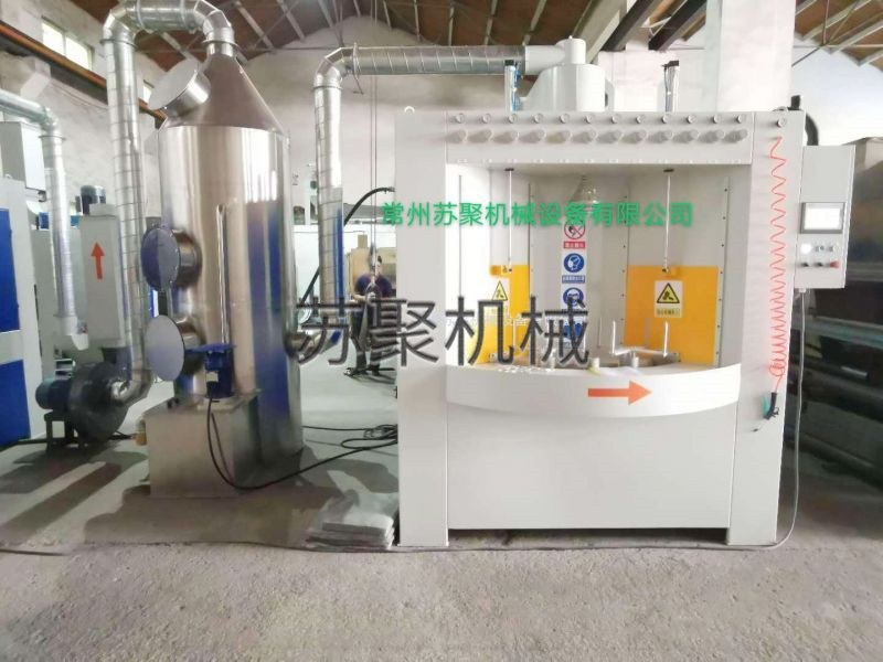 水除塵自動轉(zhuǎn)盤噴砂機